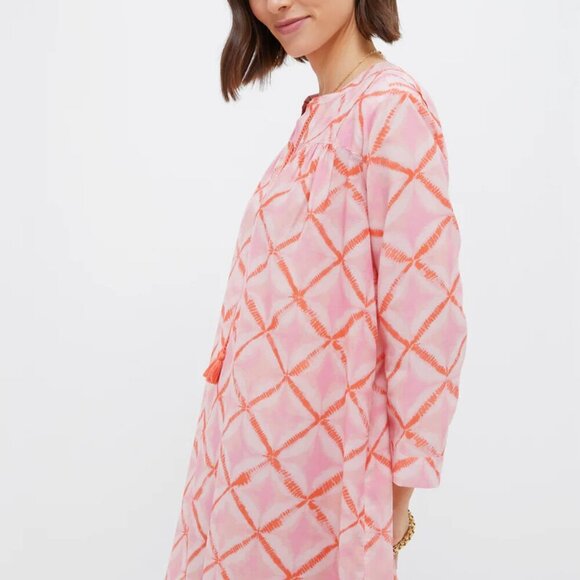 Tuckernuck Cover-up / Mini Dress - NWT! Pink & Coral - Picture 3 of 5